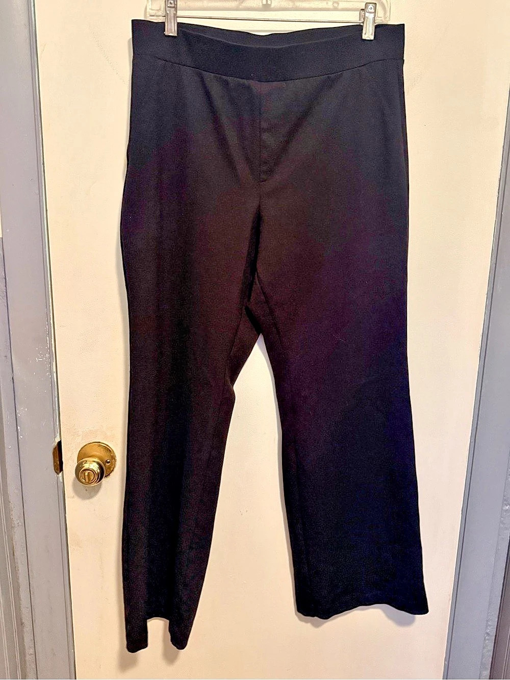 Michael Kors Black Straight Leg Pants Size Large Like New